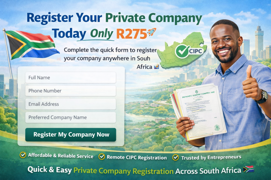 register private company South Africa