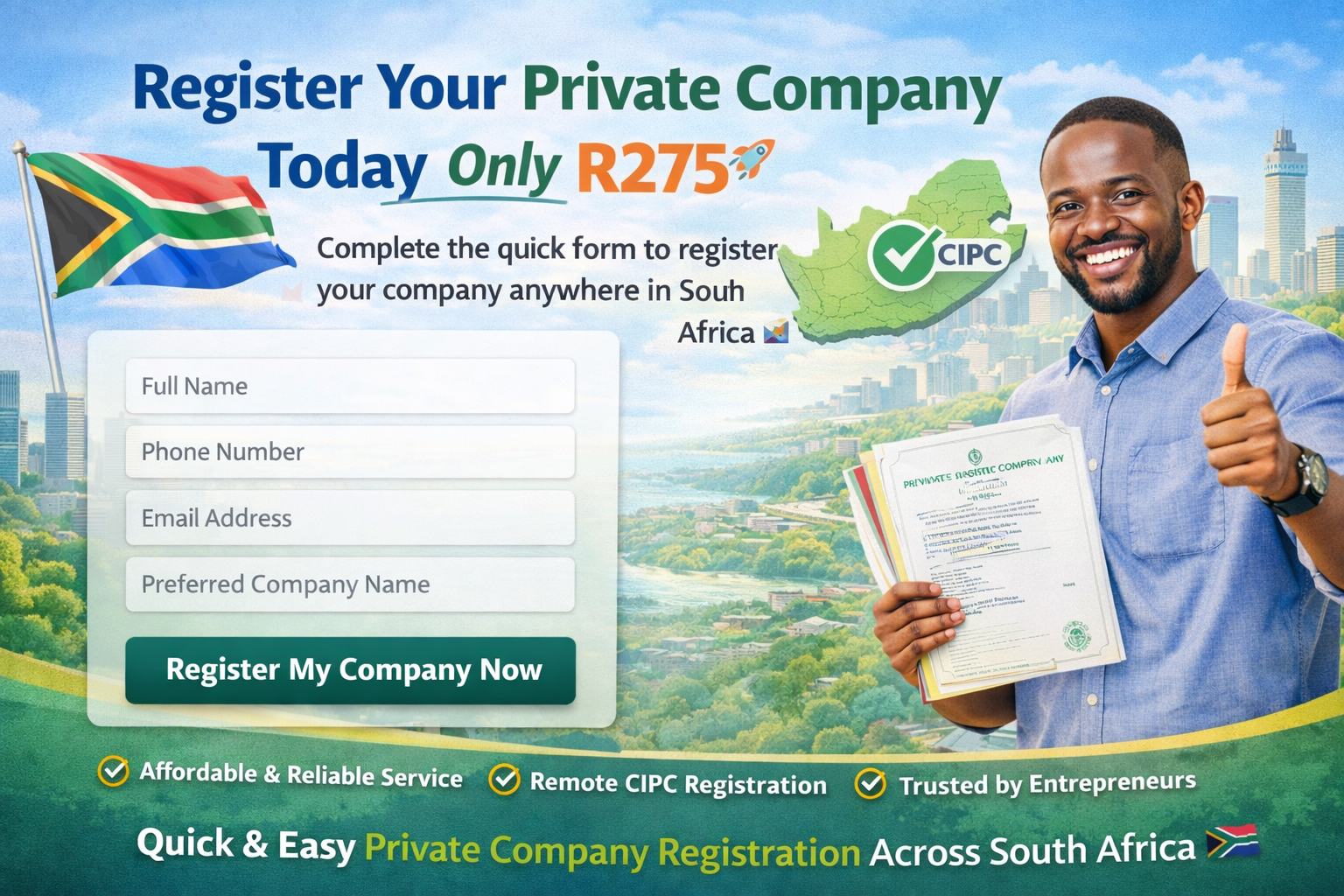 Business compliance and share certificate services in Bethlehem