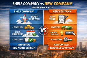 Shelf Company vs New Company in South Africa (2026 Guide) 1 Shelf company vs new company comparison in South Africa showing speed cost and benefits
