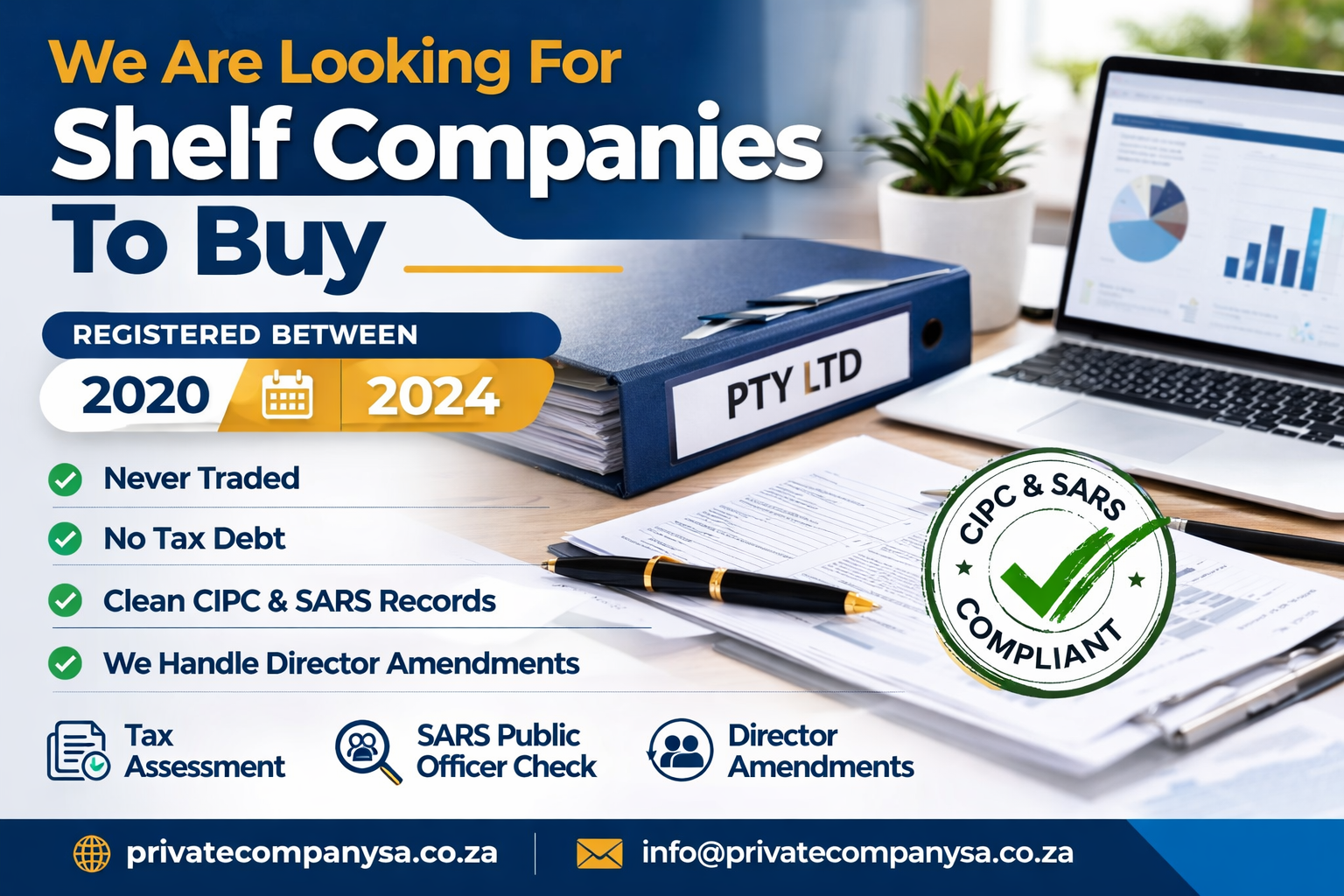 Corporate office representing professional share certificate services in White River