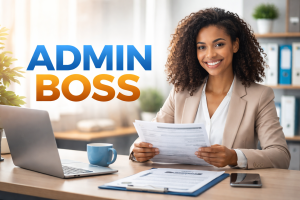 Admin Boss professional assisting with CIPC company registration services in South Africa.