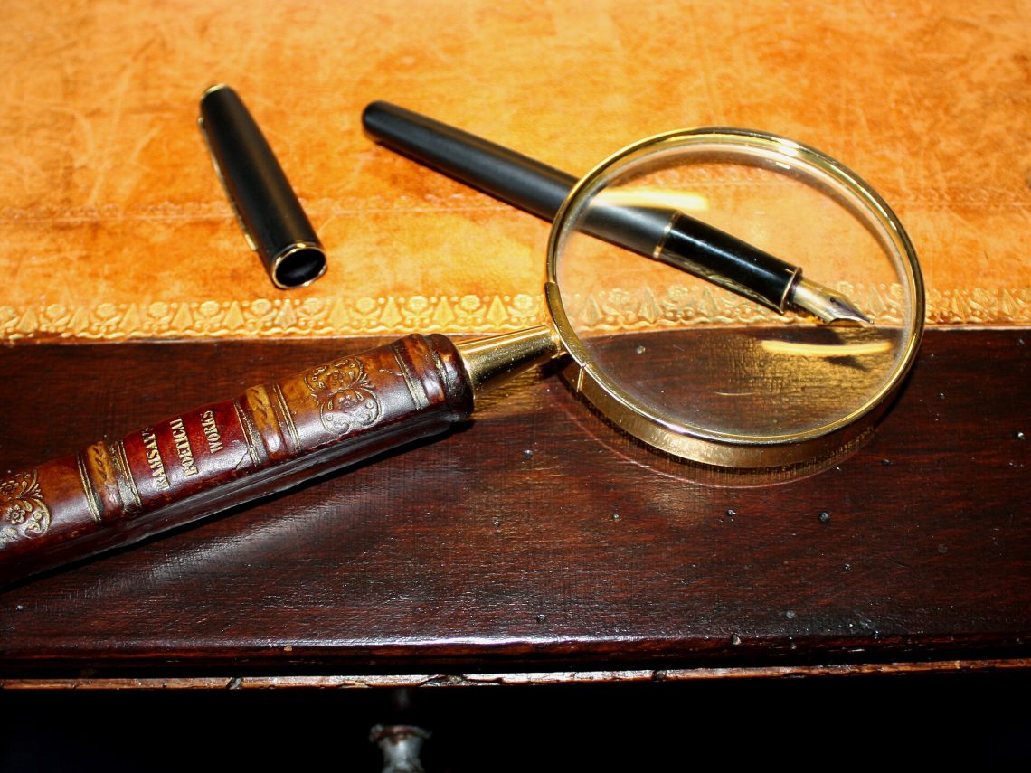 Magnifying glass symbolising a company name availability check in South Africa